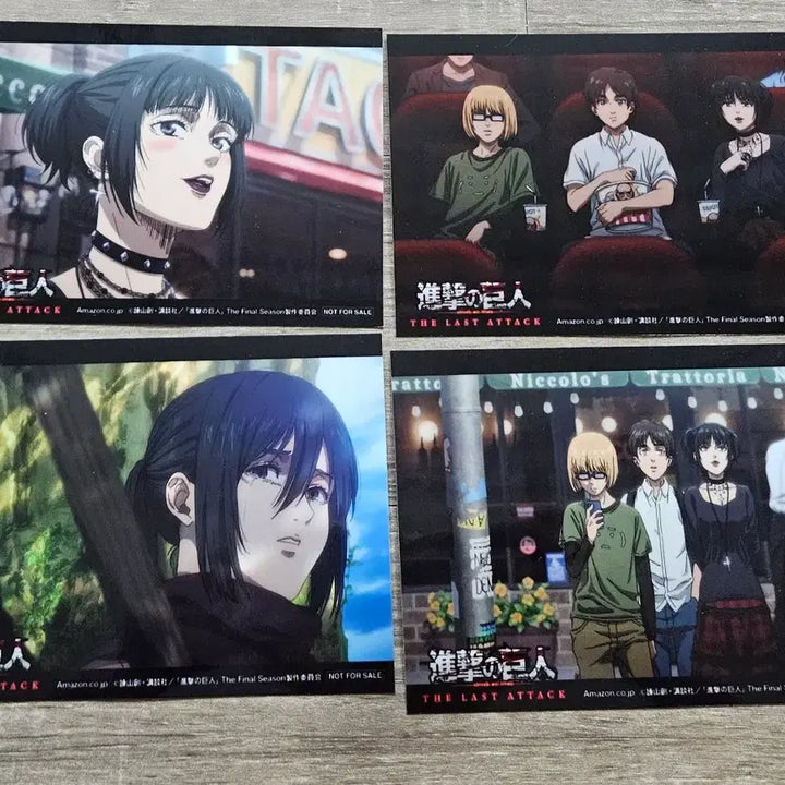 [BUNJANG] Attack on Titan: The Last Attack Limited Edition Memorial Card / 진격의 거인: 더 라스트 어택 한정판/특전 작화 메모리얼 카드