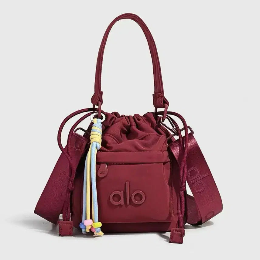[SOLD OUT] [BUNJANG] ALO Black Bucket Bag Crossbody / 알로 ALO 블랙 버킷백 크로스