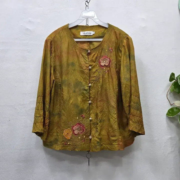 [BUNJANG] Natural Dyed Rayon Set (Size 77) / 천연염색인견한벌77