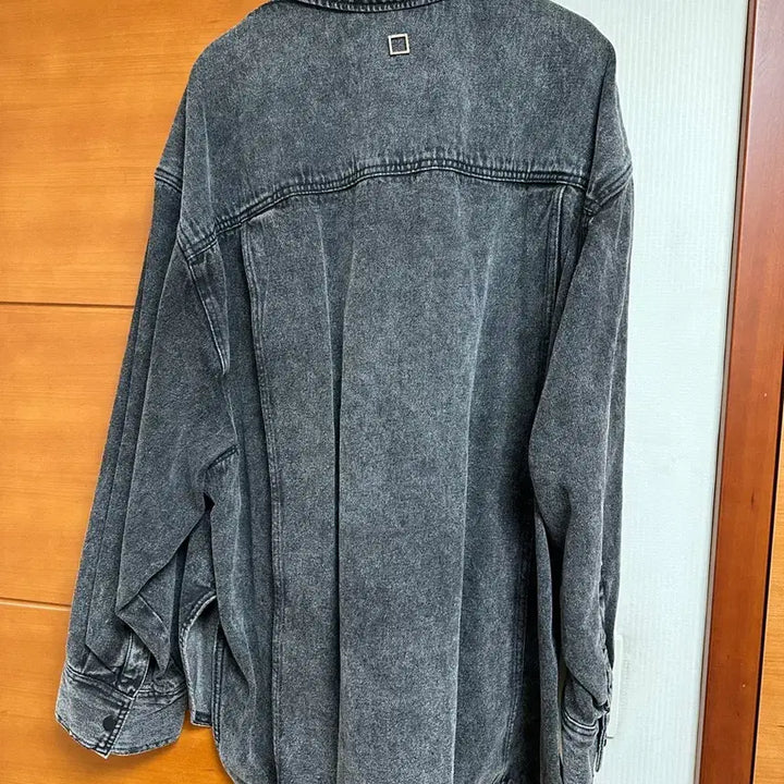 [BUNJANG] Wooyoungmi Black Denim Shirt / 우영미 블랙 데님 셔츠