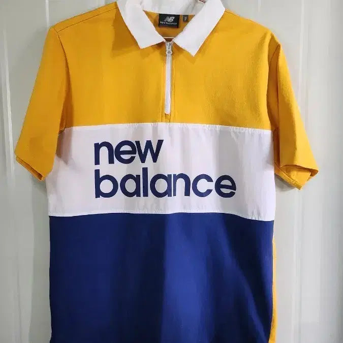 [BUNJANG] New Balance Color Block Short Sleeve T-shirt / 뉴발란스 컬러블록 반팔 티셔츠