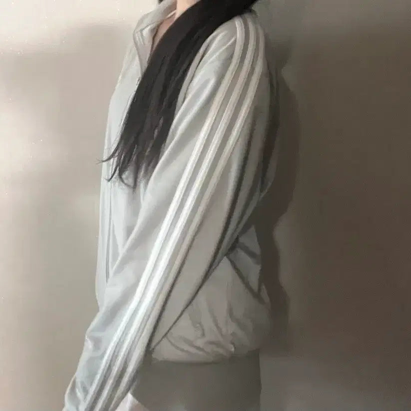 [BUNJANG] Adidas Firebird Track Top Jersey Grey M / 아디다스 파이어버드 트랙탑 져지 그레이 M
