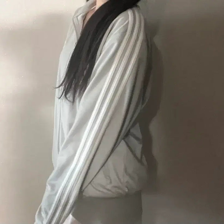 [BUNJANG] Adidas Firebird Track Top Jersey Grey M / 아디다스 파이어버드 트랙탑 져지 그레이 M