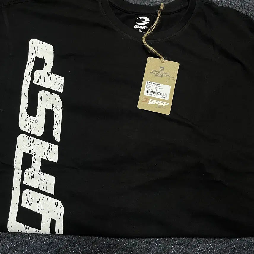 [BUNJANG] GASP Iron XL Black T-Shirt / GASP가스프 아이론 XL정품 블랙 새상품 판매합니다