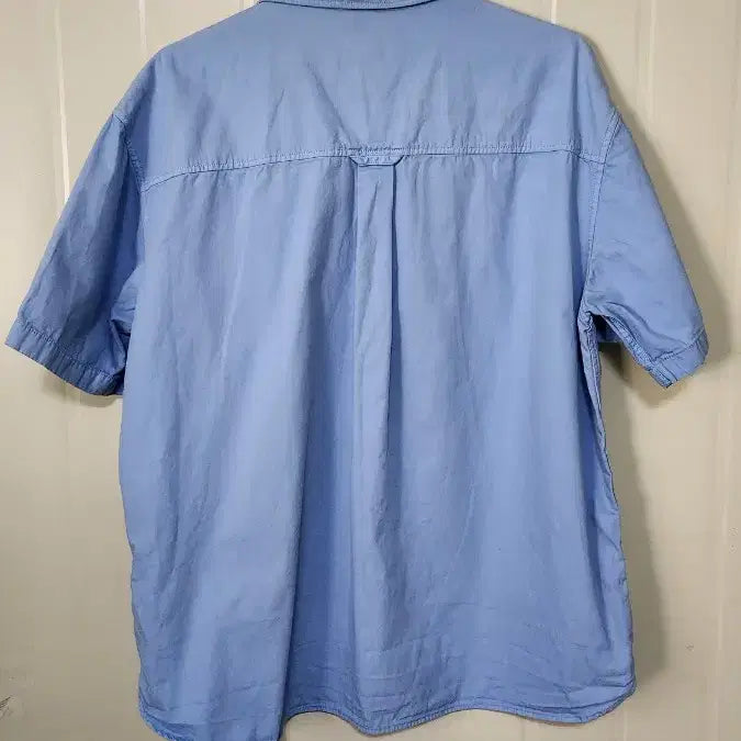 [BUNJANG] Covernat Blue Short Sleeve Shirt M / 커버낫 블루 반팔 셔츠 M