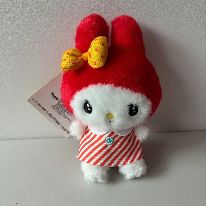 [BUNJANG] Japan Official Little Twin Stars Kiki Plush Keychain / (정품)빨간 마멜 키링 인형