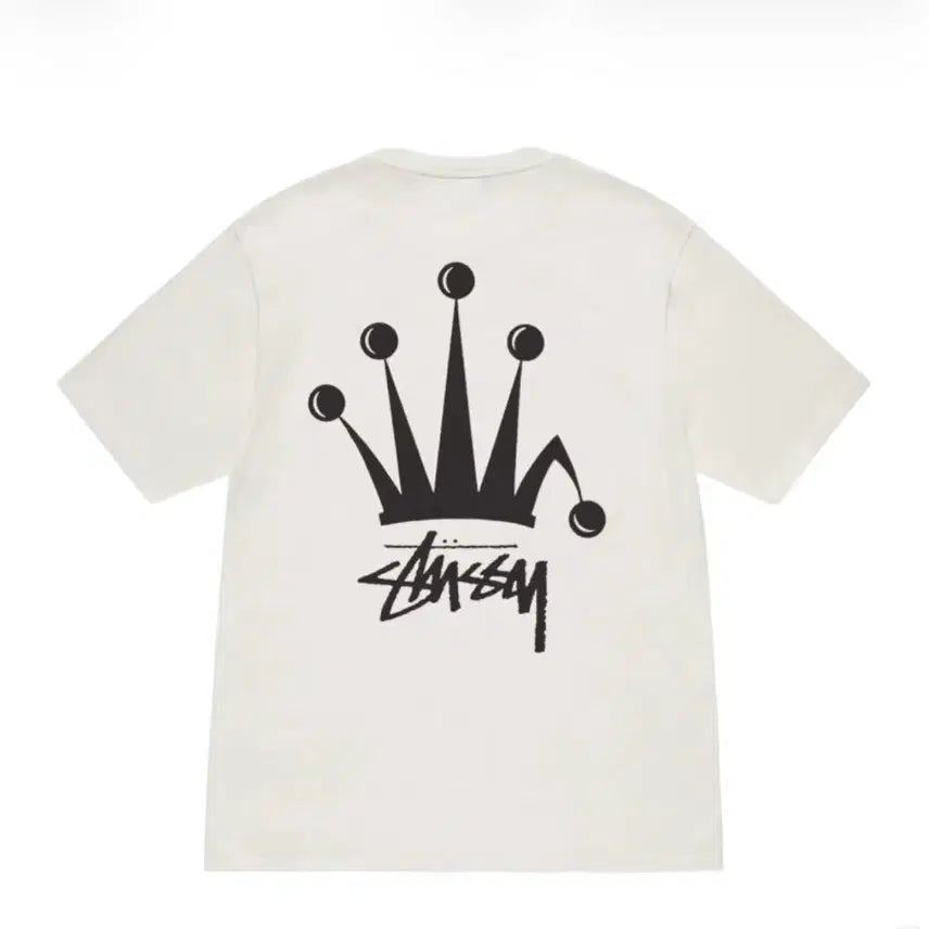 [BUNJANG] Stussy Crown Short Sleeve T-Shirt L / 스투시 크라운 반팔티 L 사이즈 판매