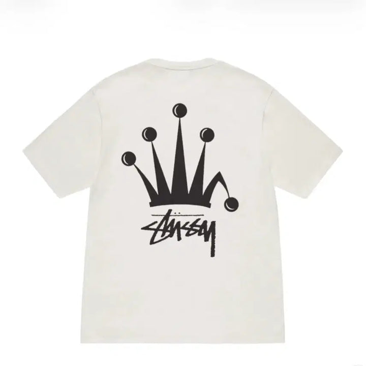 [BUNJANG] Stussy Crown Short Sleeve T-Shirt L / 스투시 크라운 반팔티 L 사이즈 판매