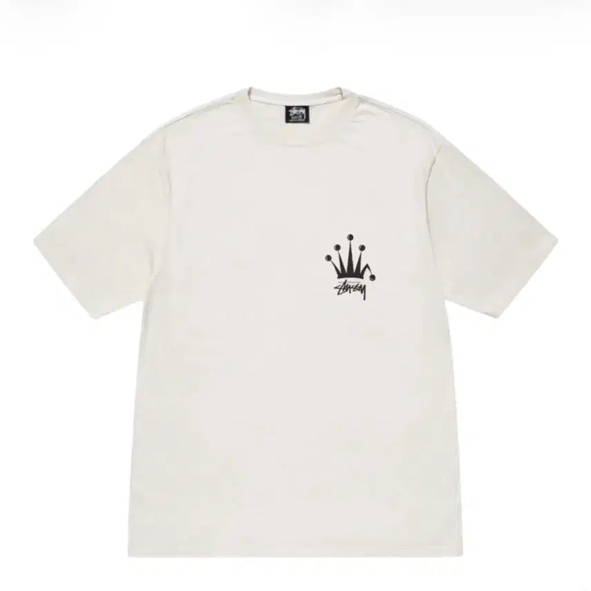 [BUNJANG] Stussy Crown Short Sleeve T-Shirt L / 스투시 크라운 반팔티 L 사이즈 판매