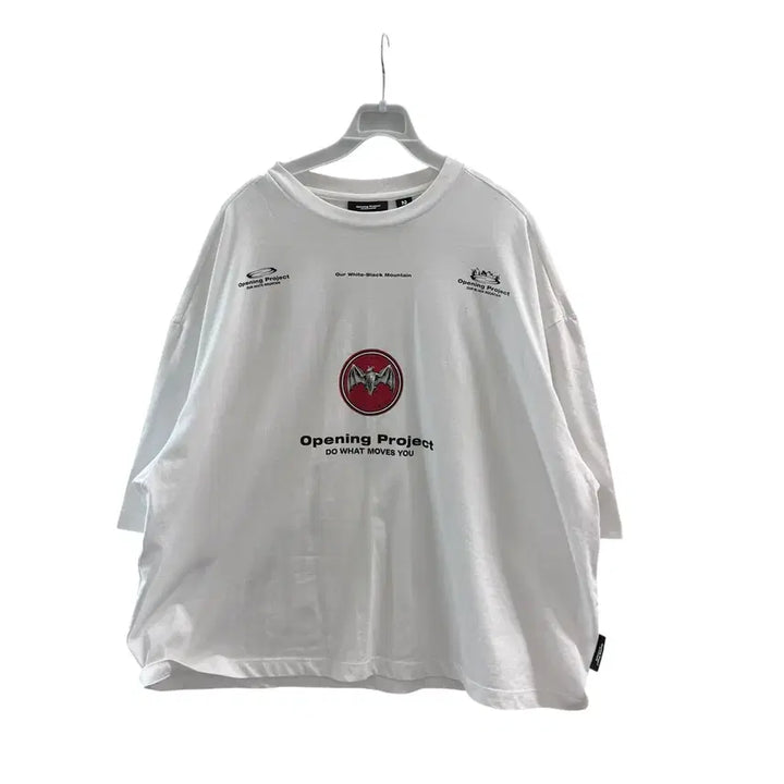 [BUNJANG] Opening Project White T-shirt / [2] 오프닝프로젝트 화이트 반팔