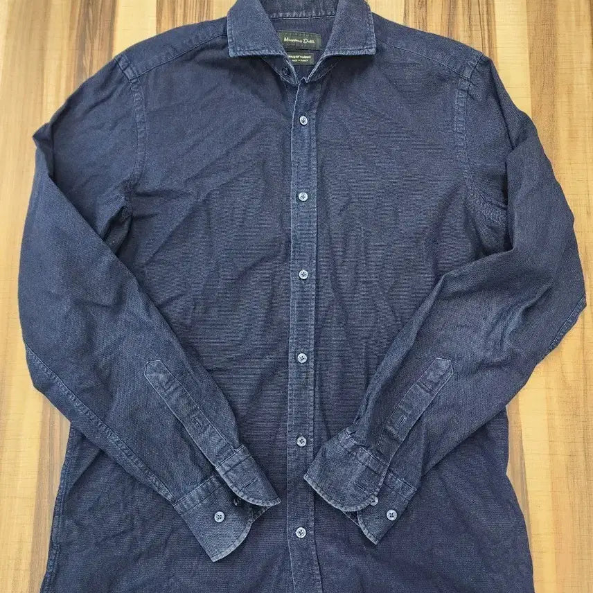 [SOLD OUT] 마시모두띠 데님 셔츠 100 남성 슬림핏 상태좋음