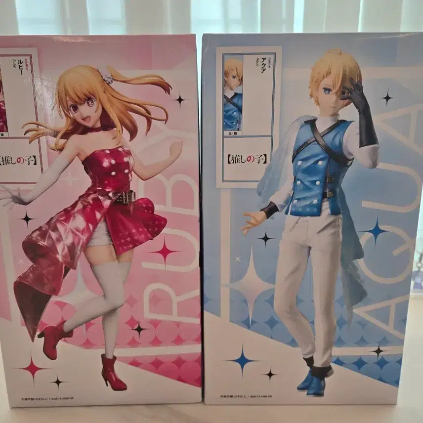 [BUNJANG] Round One Oshi no Ko Ruby Aqua Figure Set / 라운드원 한정판 최애의 아이 루비 아쿠아 피규어 세트