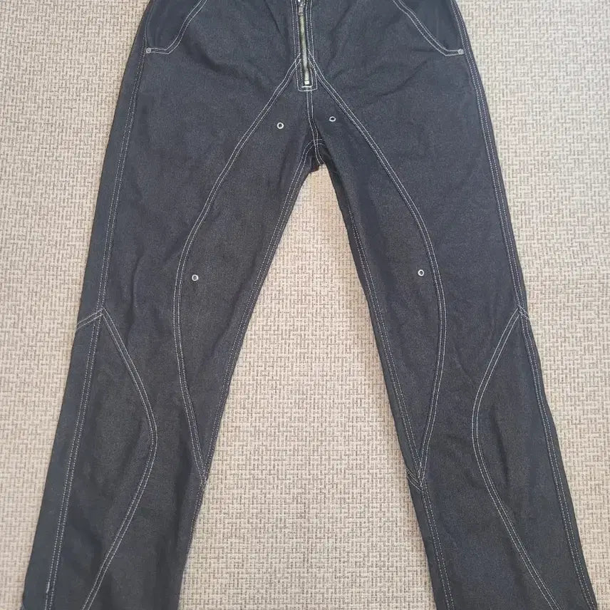 [BUNJANG] 51Percent Tunnel Lining Denim Pants Black L / 51퍼센트 TUNNEL LINING 데님 팬츠 블랙 L