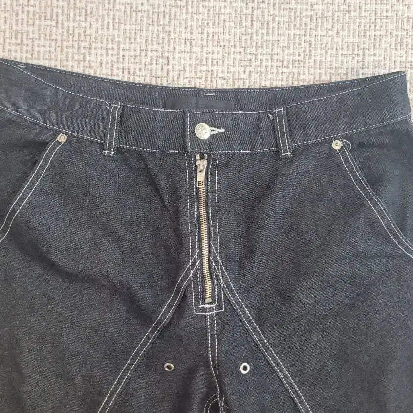 [BUNJANG] 51Percent Tunnel Lining Denim Pants Black L / 51퍼센트 TUNNEL LINING 데님 팬츠 블랙 L
