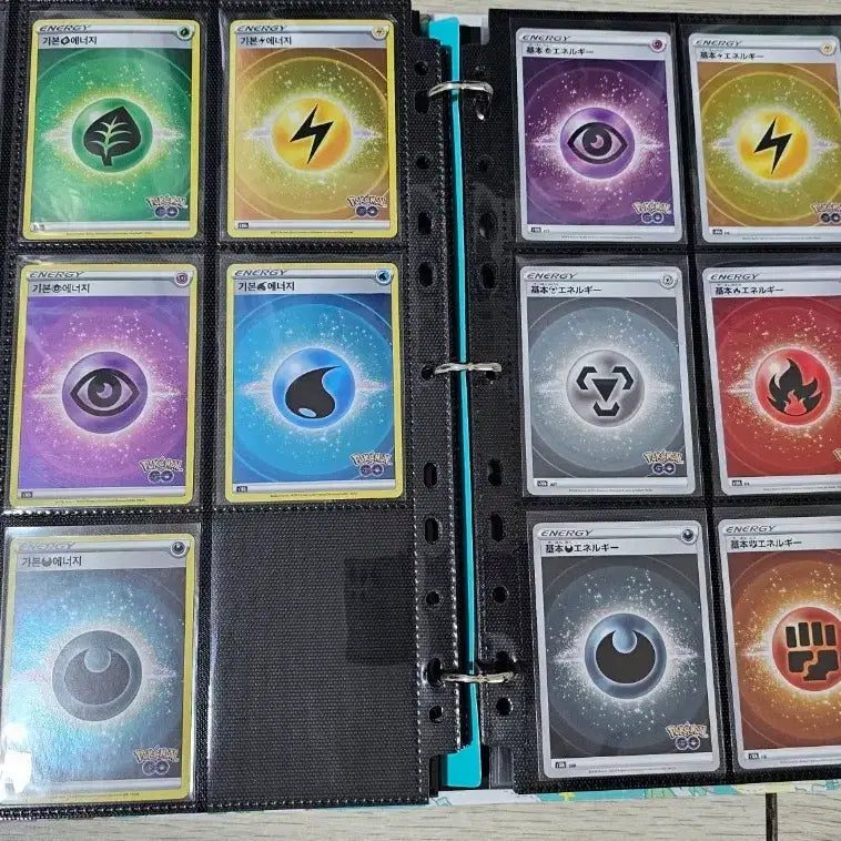 [BUNJANG] Pokemon Go Energy Card Set (16 Cards) / [포켓몬스터]포켓몬고 한판, 일판 에너지 카드 16종
