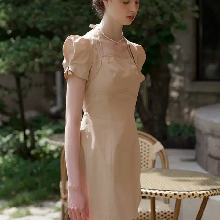 [BUNJANG] Flohm Blooming Halter Neck Dress / 플로움 원피스 Blooming Halter Neck Dress