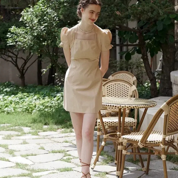 [BUNJANG] Flohm Blooming Halter Neck Dress / 플로움 원피스 Blooming Halter Neck Dress