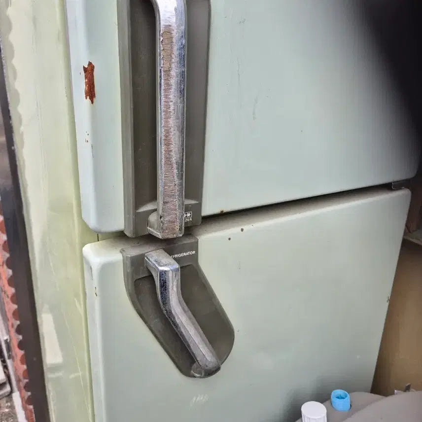 [BUNJANG] Antique Refrigerator / 52   60   145 센치 골동품 냉장고 근대사효과