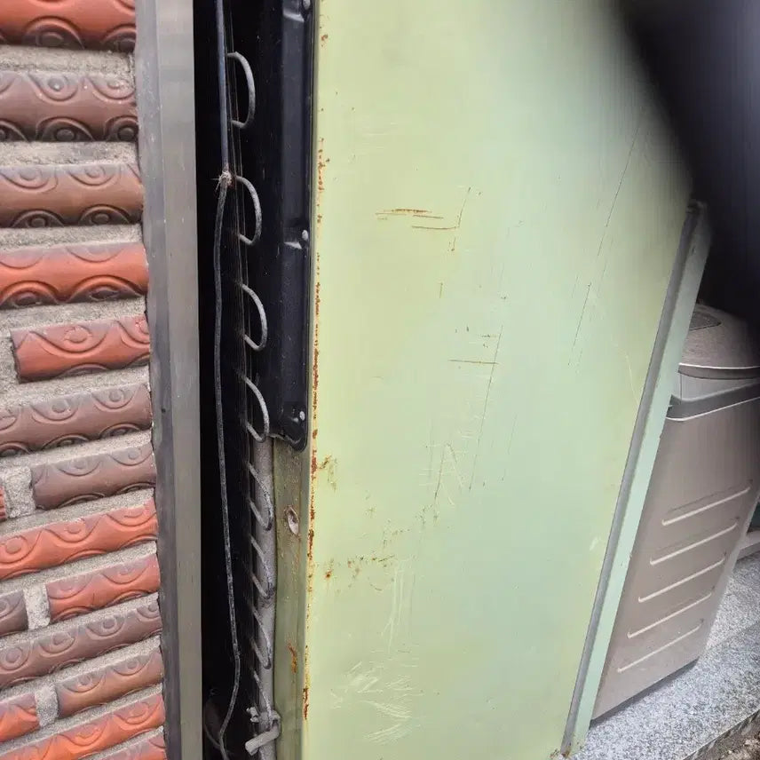 [BUNJANG] Antique Refrigerator / 52   60   145 센치 골동품 냉장고 근대사효과