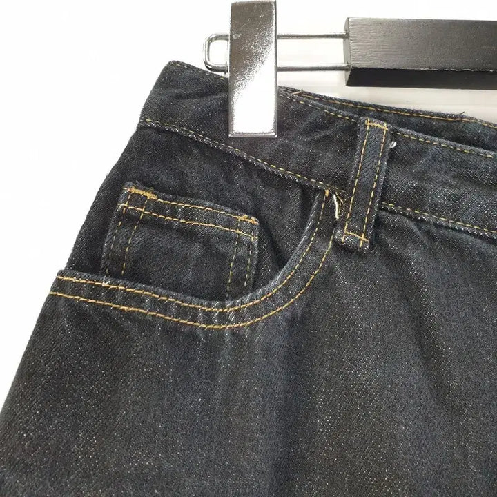 [BUNJANG] All Day M6879 Black Jeans / 여자M 청바지 블랙 M6879