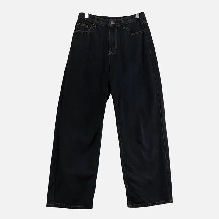 [BUNJANG] All Day M6879 Black Jeans / 여자M 청바지 블랙 M6879
