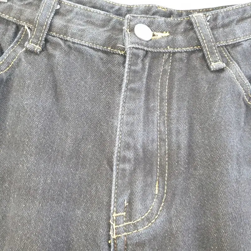 [BUNJANG] All Day M6879 Black Jeans / 여자M 청바지 블랙 M6879