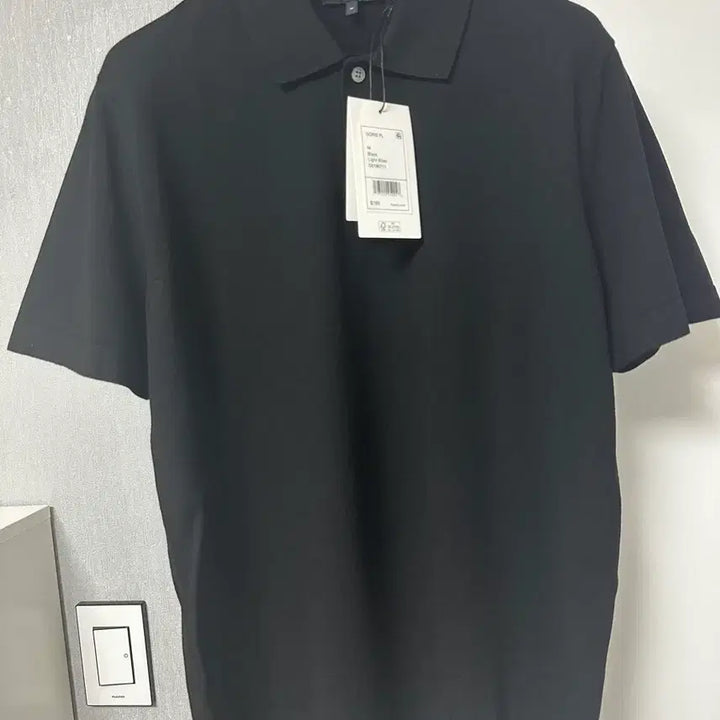 [SOLD OUT] 띠어리 고리스 PL 블랙 폴로셔츠 M(새상품)