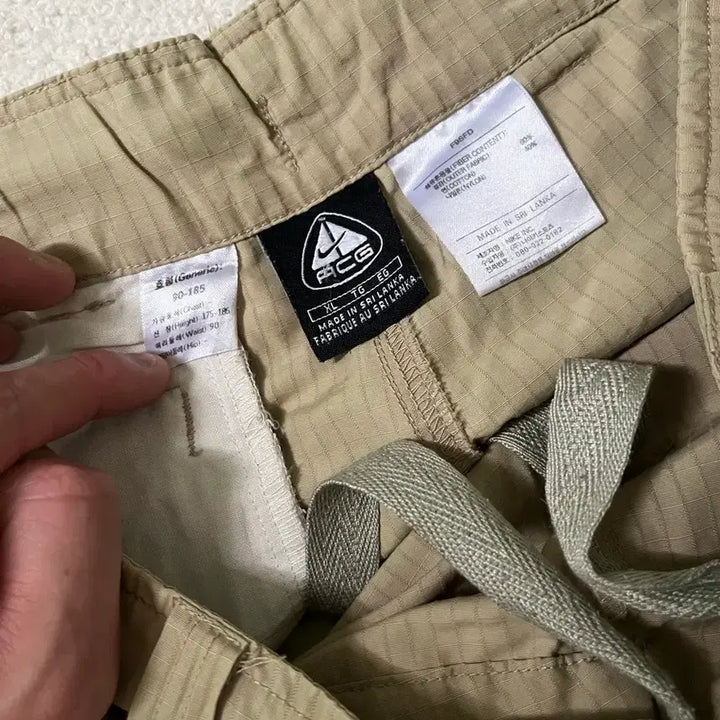 [BUNJANG] Nike ACG Nylon Cargo Pants Beige XL / 나이키 acg 나일론 카고팬츠 베이지 XL