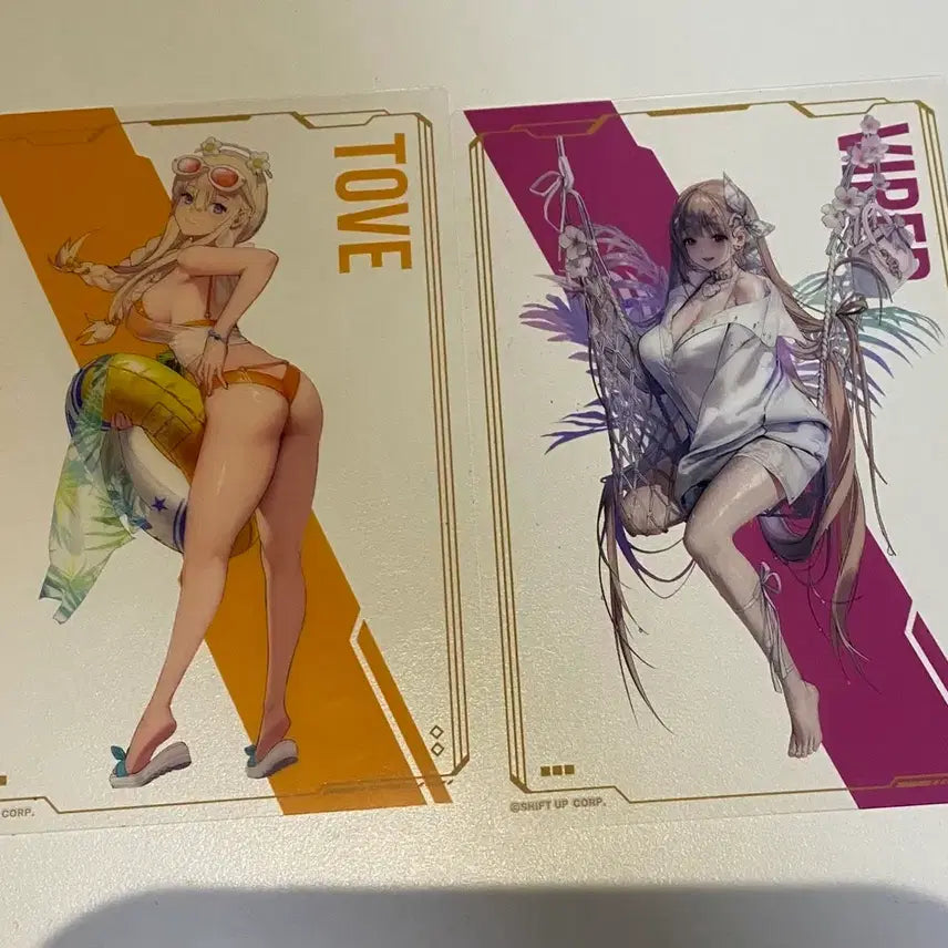 [BUNJANG] NIKKE Exhibition Clear 2 Type Tove, Viper / 니케 전시회 클리어 2종 토브, 바이퍼