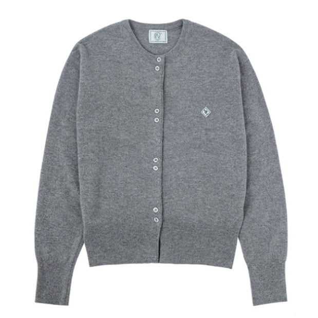 [SOLD OUT] 노컨텐츠 캐시미어 울 가디건 멜란지 그레이