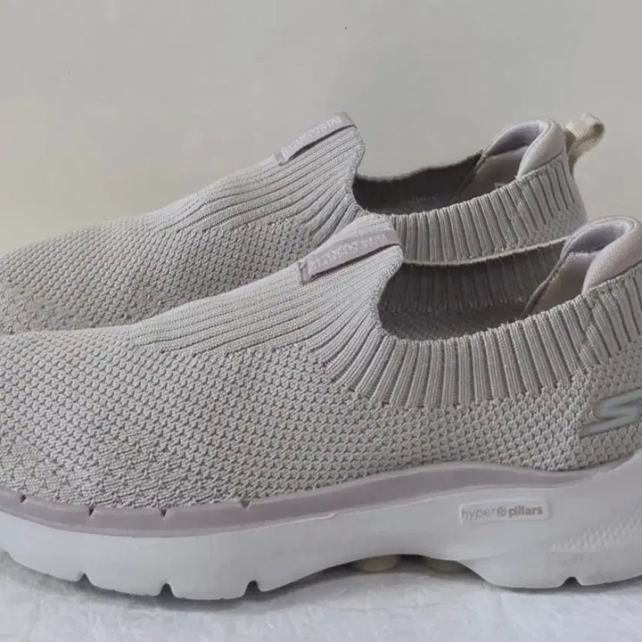 [BUNJANG] Skechers Go Walk 6 Slip-On Stunning View Taupe Beige / [245] 스케쳐스 고워크6 슬립온 스터닝뷰 토프베이지ㅡ단종매물,최저가