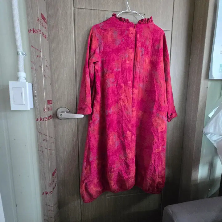 [BUNJANG] Floral Cotton Long Dress / 꽃무니 면원피스