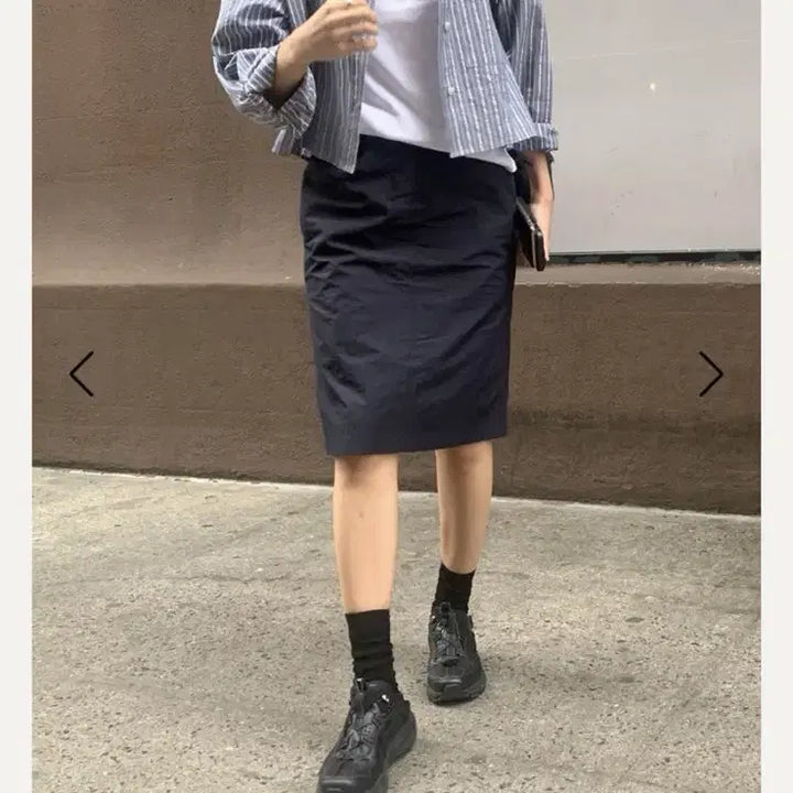 [BUNJANG] Heigh Nylon Skirt (Size M) / 헤이그 나일론 스커트 m 사이즈