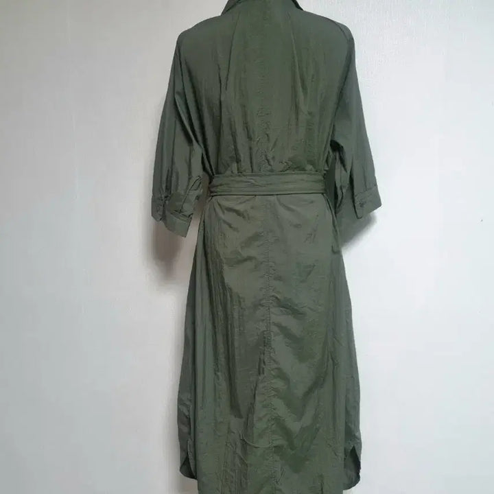 [SOLD OUT] 바스락 벨트 셔츠 롱 원피스(새상품)