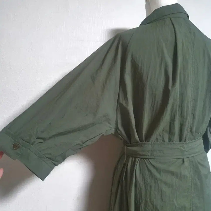 [SOLD OUT] 바스락 벨트 셔츠 롱 원피스(새상품)