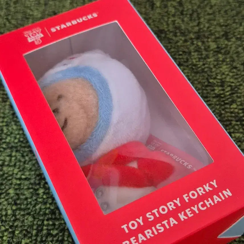 [BUNJANG] Starbucks Toy Story Forky Bearista Doll Keyring (Sealed) / 스타벅스 토이스토리 포키 베어리스타 인형 키링 미개봉