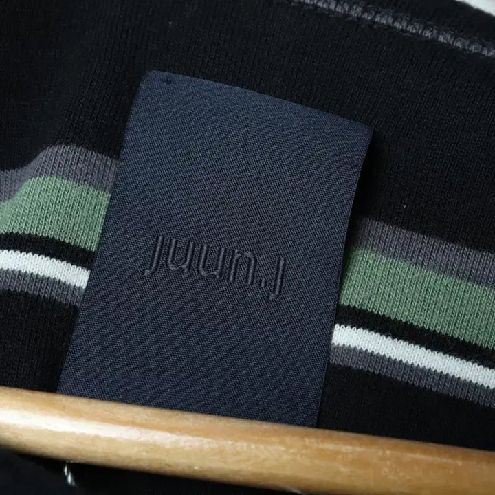 [BUNJANG] (L-3XL) 준지 긴팔티셔츠 박시 단가라 쭉티-18379 / (L-3XL) 준지 긴팔티셔츠 박시 단가라 쭉티-18379