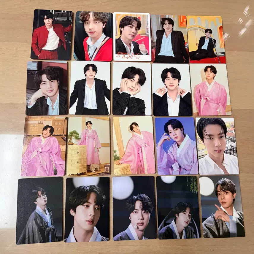 [BUNJANG] BTS Jin Official Photocard Bundle Set / 방탄소년단 진 공식포카 40장 일괄양도