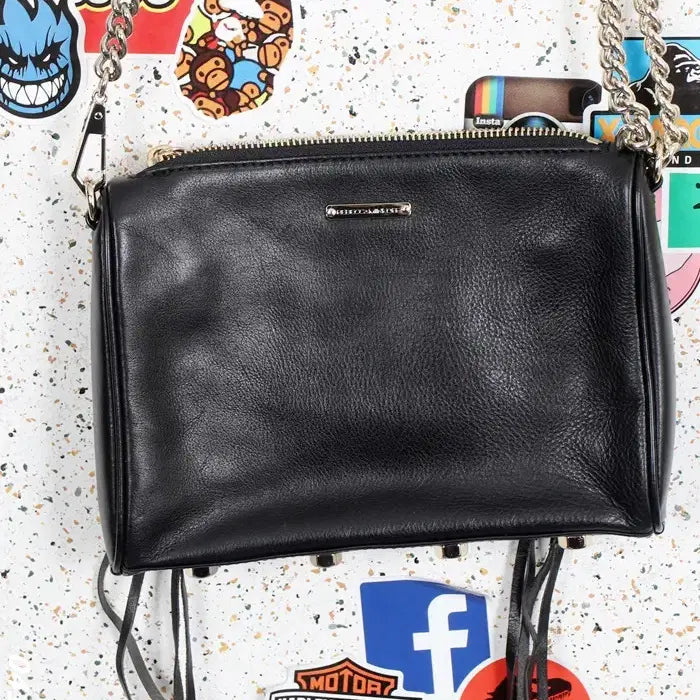[BUNJANG] Rebecca Minkoff Leather Clutch Bag / 레베카밍코프 가죽 클러치백