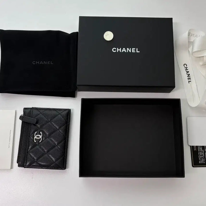 [SOLD OUT] 샤넬 동전 카드지갑 동전블랙 ap1935