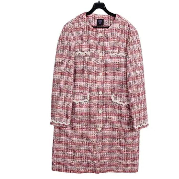 [BUNJANG] Anna Sui Pink Tweed Coat Women&