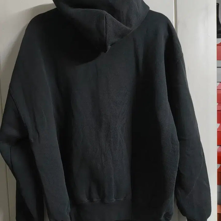 [SOLD OUT] 러셀 usa 90s 블랙 후드집업  L