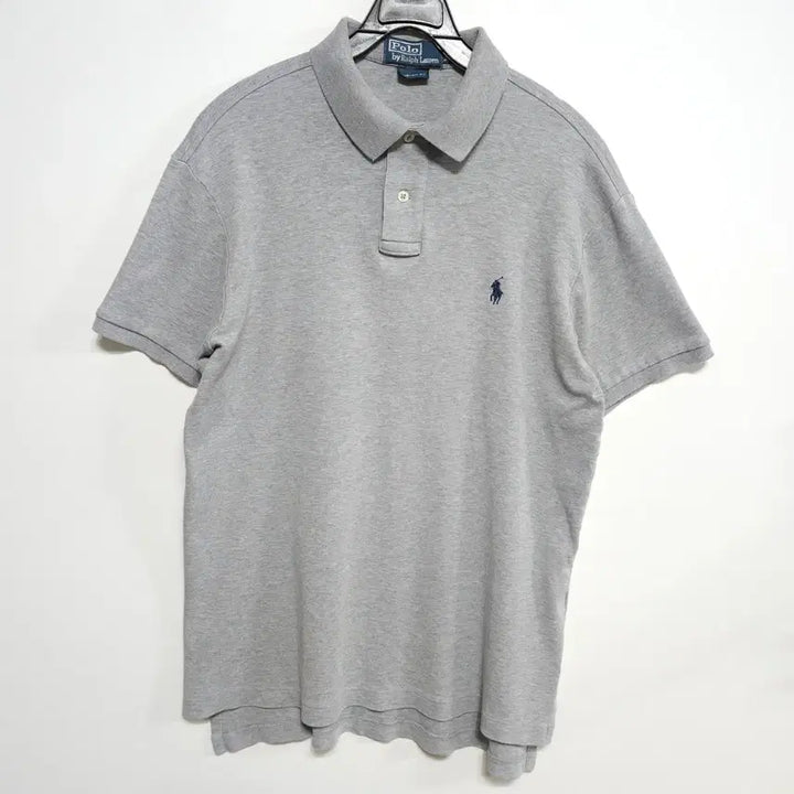 [BUNJANG] Polo Ralph Lauren Gray Short Sleeve Polo Shirt / [100] 폴로 랄프로렌 반팔 카라티 그레이