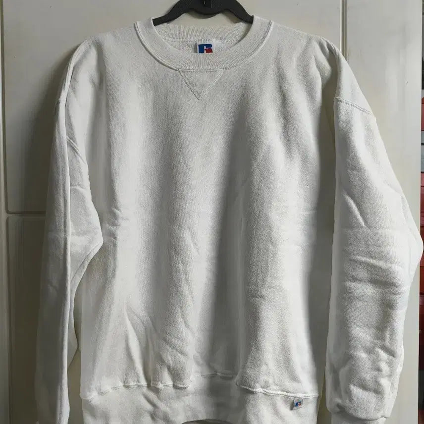 [BUNJANG] Russell 90s USA White Sweatshirt L / 러셀 90s 화이트 usa L
