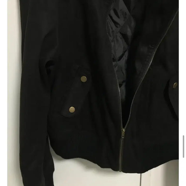 [BUNJANG] TUPTTE Suede Jacket Black / 튜프티 스웨이드 자켓 블랙
