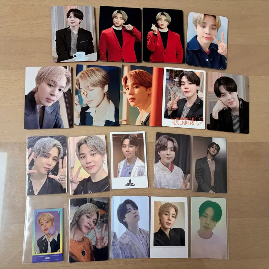 [BUNJANG] BTS Jimin Official Photocard Bundle Set / 방탄소년단 지민 공식포카 19장 + 버터 네컷 1장 일괄양도
