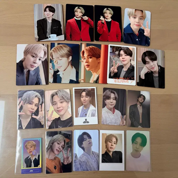 [BUNJANG] BTS Jimin Official Photocard Bundle Set / 방탄소년단 지민 공식포카 19장 + 버터 네컷 1장 일괄양도