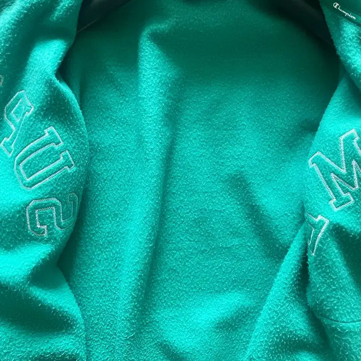 [BUNJANG] Supreme Champion Zip-Up Hooded Sweatshirt Green M / 슈프림 x 챔피온 집업 후드 스웨트셔츠 그린 M