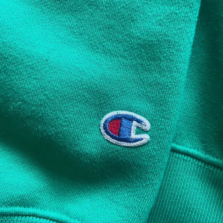 [BUNJANG] Supreme Champion Zip-Up Hooded Sweatshirt Green M / 슈프림 x 챔피온 집업 후드 스웨트셔츠 그린 M