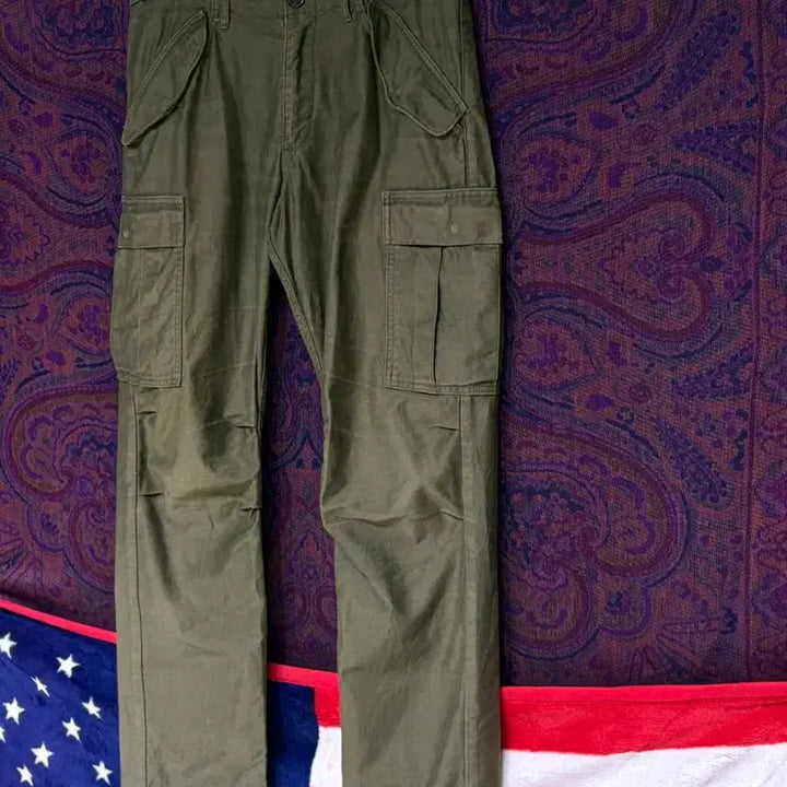 [BUNJANG] Johnbull Satin Cargo Pants / 일본 존불 새틴 카고팬츠